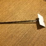 Affichette - 1 piquet + 1 étiquette